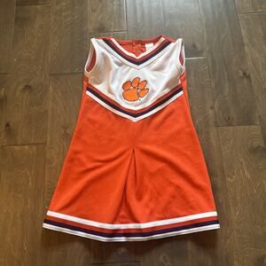 Girls Clemson Cheerleading Outfit Size 6 XS